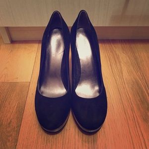 COPY - New Nine West black suede high heels